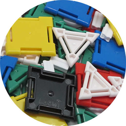 Loowi Magic Tiles @Loowi artToys, spatial intelligence, fine bodily-kinesthitic intelligence, interpersonal intelligence